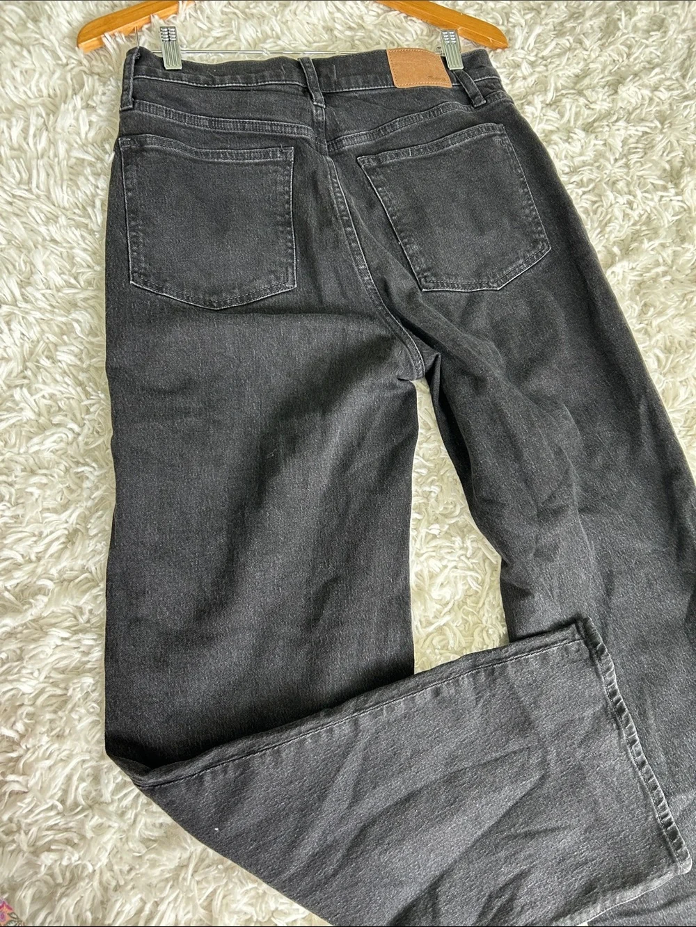 Madewell Black Straight Jeans